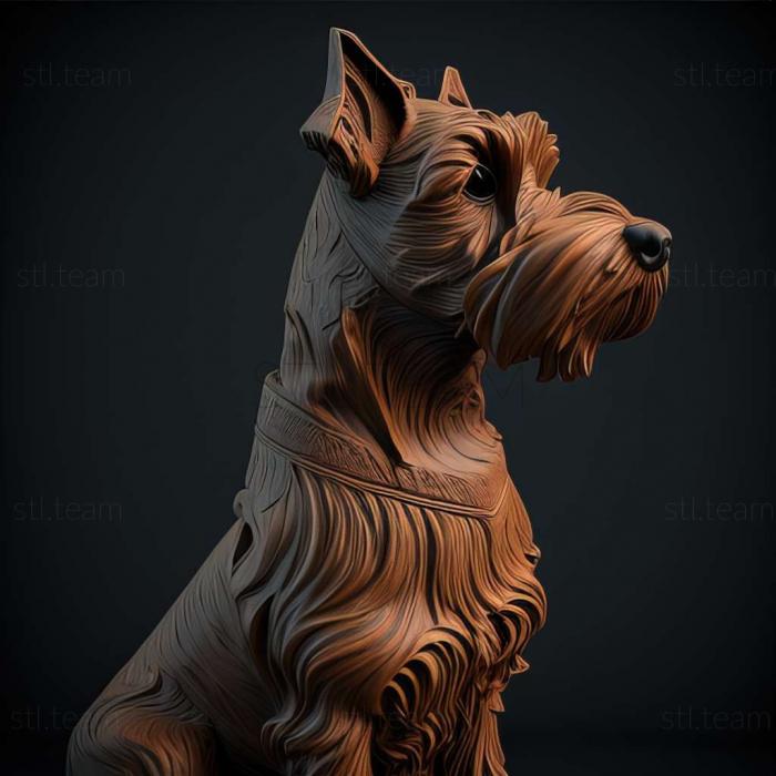 3D model Silichem Terrier dog (STL)